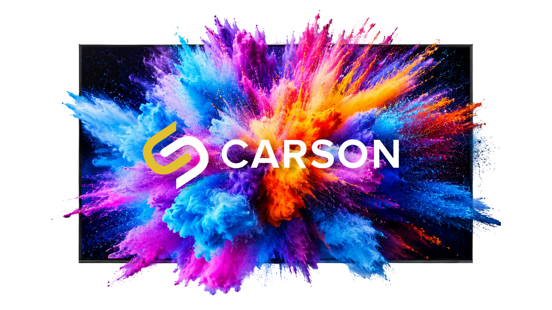 Carson NovaStar Zero HDR Silver UHC Fixed Frame Projector Screen | 16:9